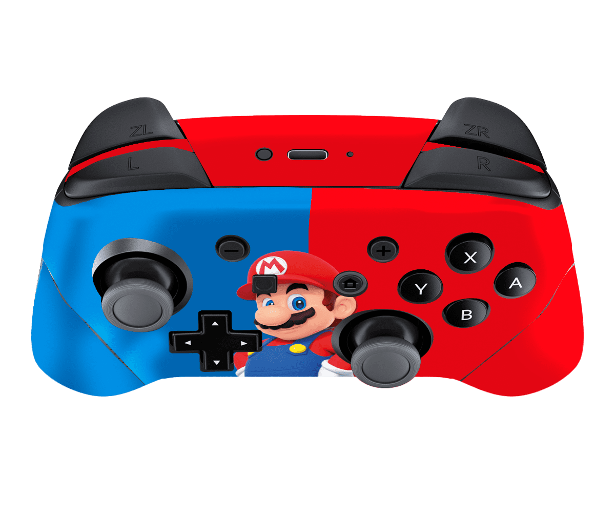 Super Mario Bros Nintendo Switch Pro Control Skin