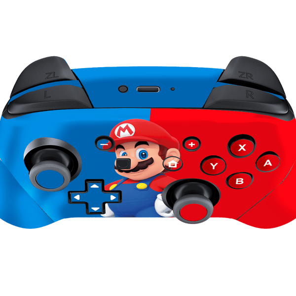 Mario Bros Skin Nintendo Switch Pro Controller Xonebrand