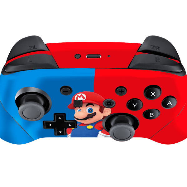 Mario Bros Skin Nintendo Switch Pro Controller