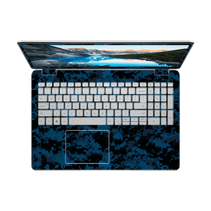 Blue Camouflage Dell Inspiron Skin