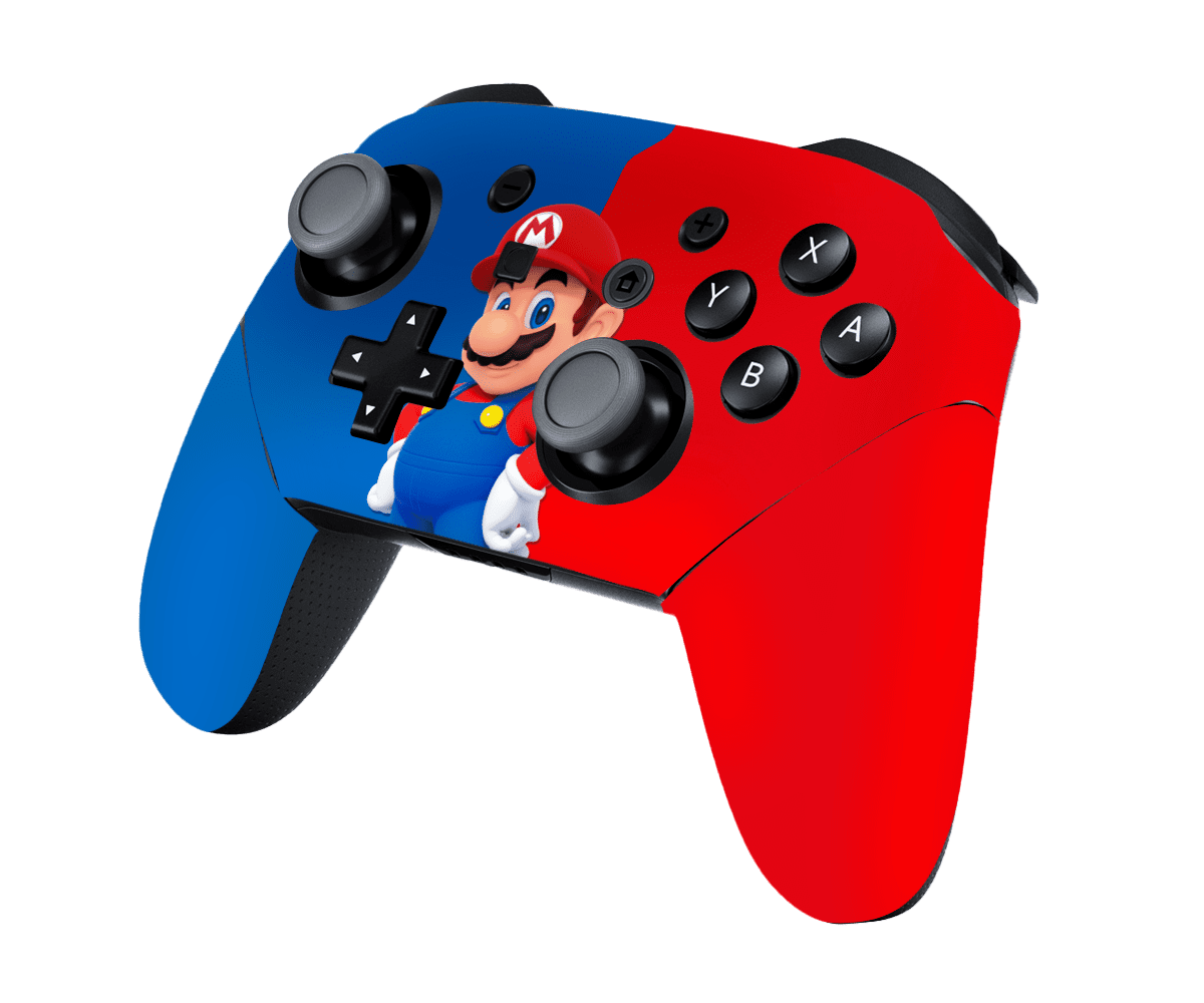 Super Mario Bros Nintendo Switch Pro Control Skin