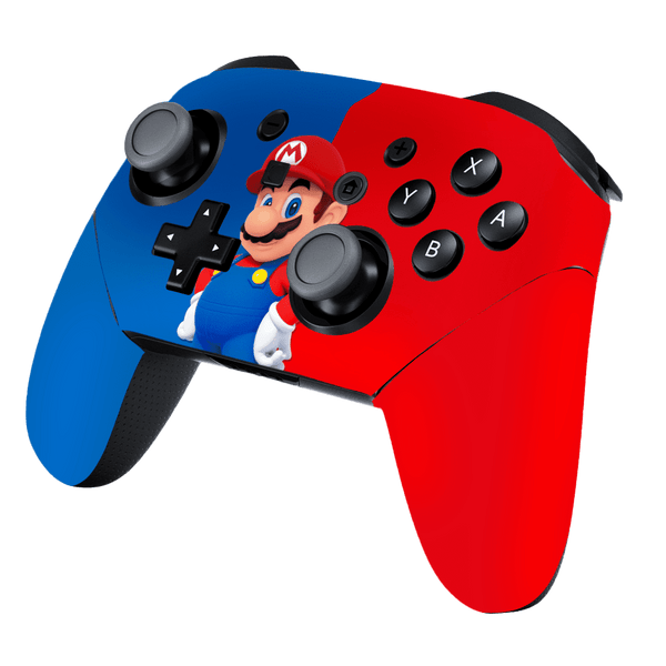 Mario Bros Skin Nintendo Switch Pro Controller