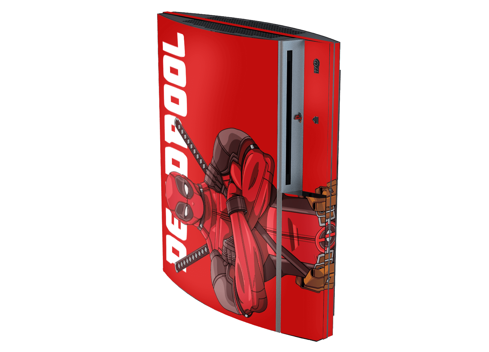Deadpool Skin Playstation 3 Fat Xonebrand