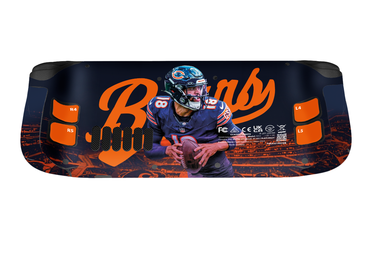 Chicago Bears Steam Deck Skin Xonebrand