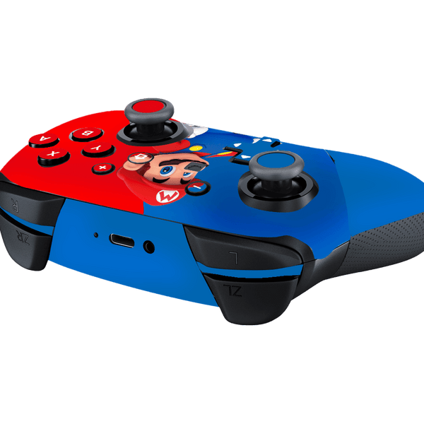 Mario Bros Skin Nintendo Switch Pro Controller Xonebrand