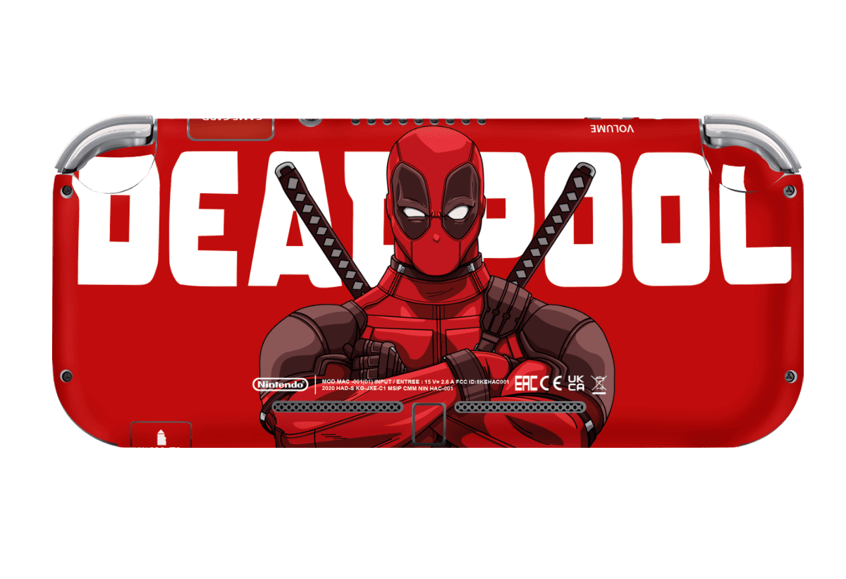 Deadpool Skin Nintendo Switch Lite Xonebrand