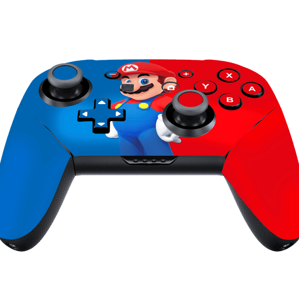 Mario Bros Skin Nintendo Switch Pro Controller Xonebrand