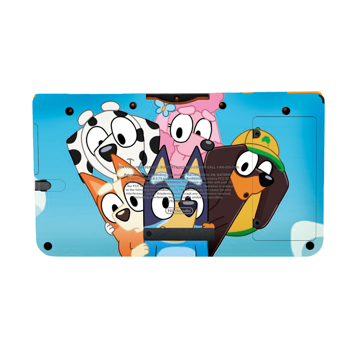 Bluey Nintendo DSI XL 2010 Skin