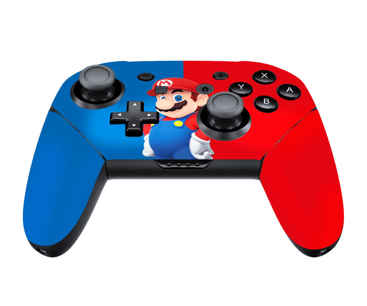 Mario Bros Skin Nintendo Switch Pro Controller