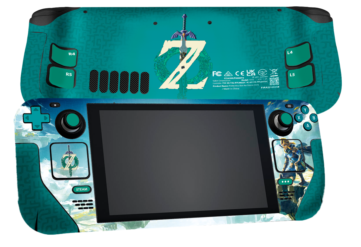 Zelda Tears of the Kingdom Steam Deck Skin Xonebrand
