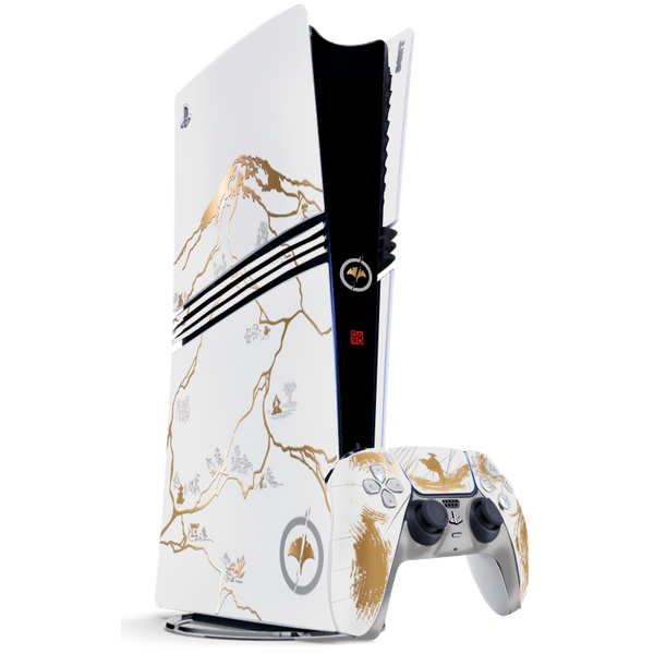 Edición Ghost of Yotei Alto Relieve Skin Playstation 5 Pro