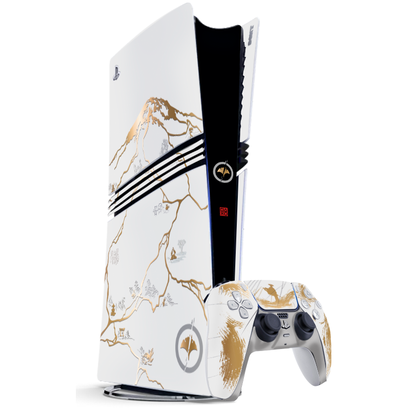 Edición Ghost of Yotei Alto Relieve Skin Playstation 5 Pro