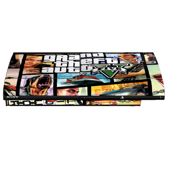 GTA V Skin Playstation 3 Super Slim