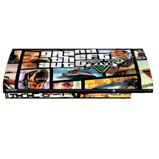 GTA V Skin Playstation 3 Super Slim
