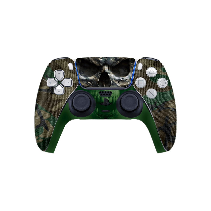 Camuflado Skull Skin Playstation 5 Fat