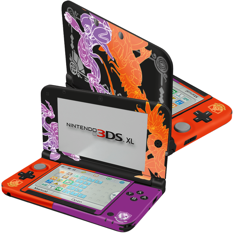 Pokemon Scarlet & Violet Skin Nintendo 3Ds XL (2012)