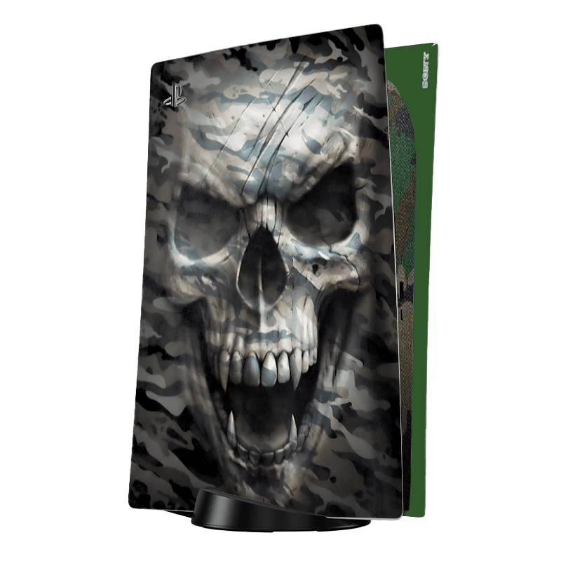 Camuflado Skull Skin Playstation 5 Fat Xonebrand