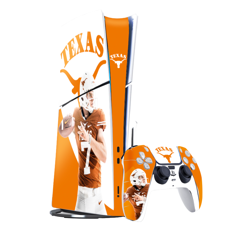 Texas Longhorn Skin Playstation 5 Slim Xonebrand