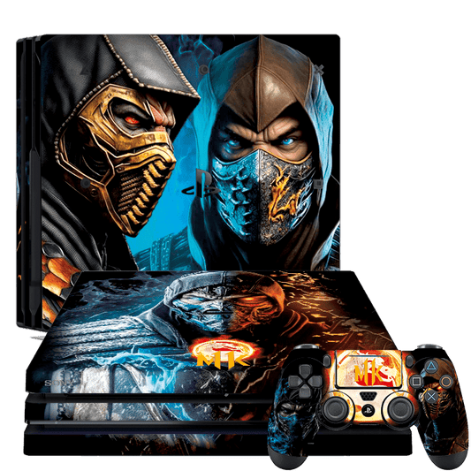 Mortal Kombat Scropio & Sub Zero PS4 Pro Bundle Skin