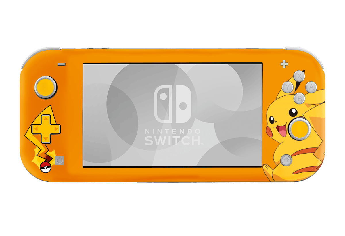 Pokemon Pikachu Skin Nintendo Switch Lite Xonebrand