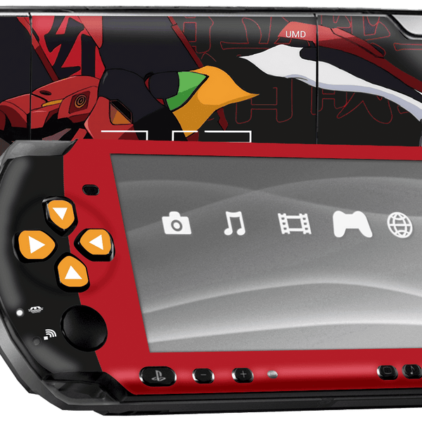 Evangelion Eva 02 Skin Playstation Portable (PSP) Xonebrand