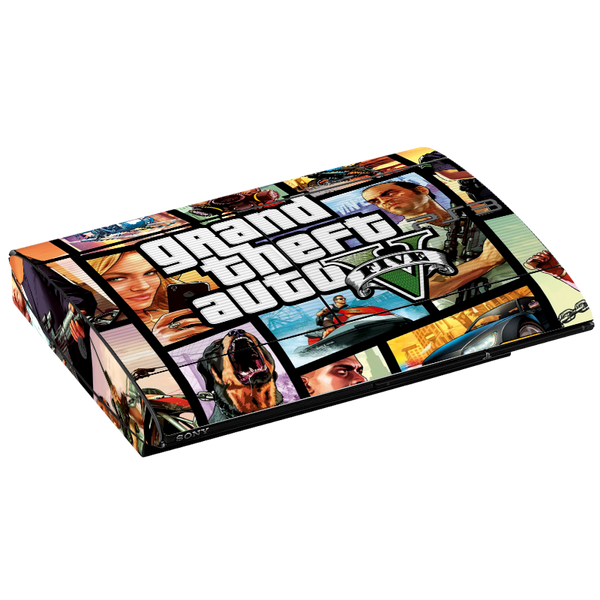GTA V Skin Playstation 3 Super Slim