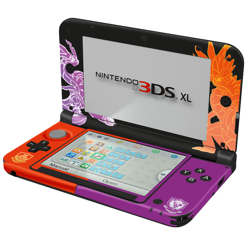 Pokemon Scarlet & Violet Skin Nintendo 3Ds XL (2012)