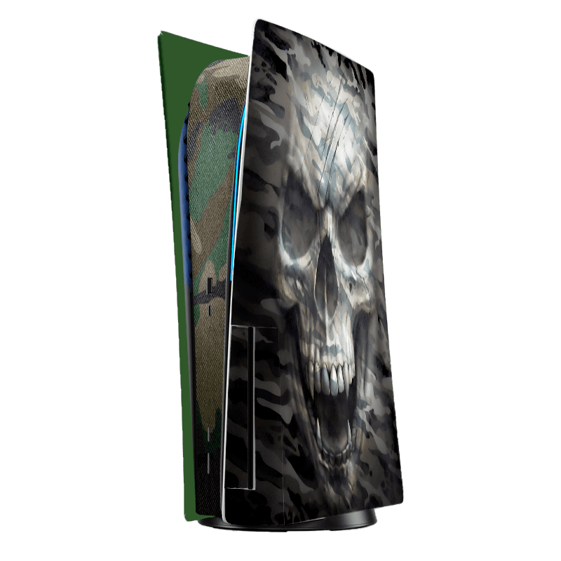 Camuflado Skull Skin Playstation 5 Fat Xonebrand
