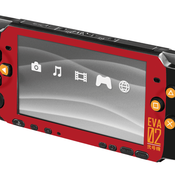 Evangelion Eva 02 Skin Playstation Portable (PSP) Xonebrand