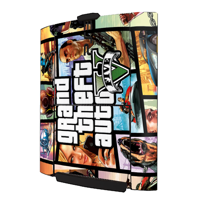 GTA V Skin Playstation 3 Super Slim Xonebrand