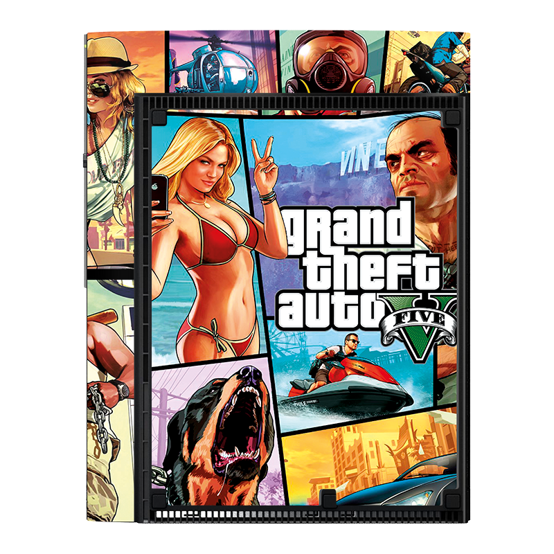 GTA V Skin Playstation 3 Super Slim Xonebrand