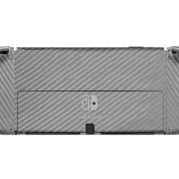 Carbon Fiber Gray Skin Nintendo Switch OLED (2021)