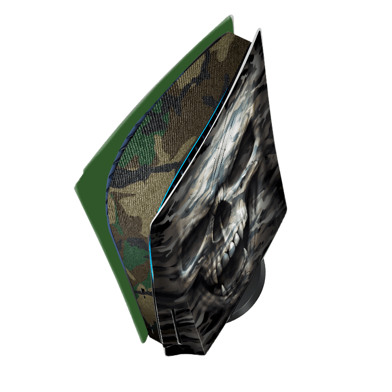 Camuflado Skull Skin Playstation 5 Fat