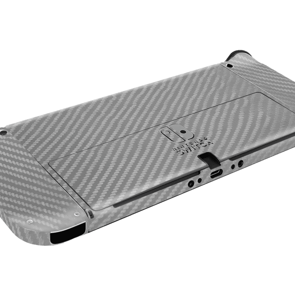 Carbon Fiber Gray Skin Nintendo Switch OLED (2021)