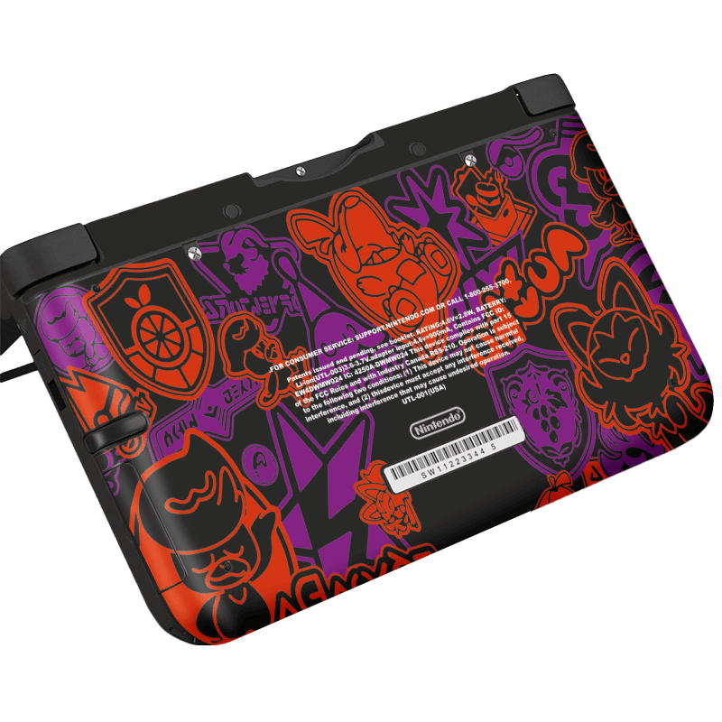 Pokemon Scarlet & Violet Skin Nintendo 3Ds XL (2012)