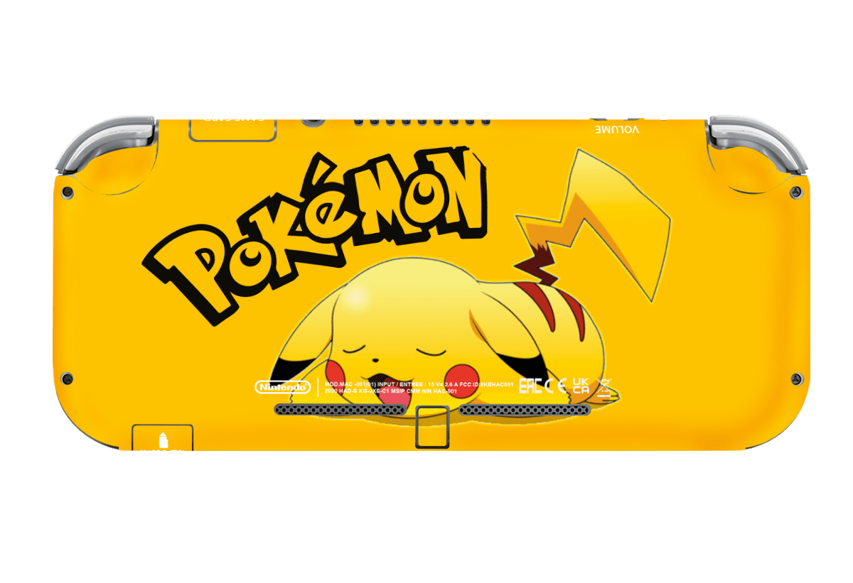 Pokemon Pikachu Skin Nintendo Switch Lite Xonebrand