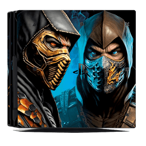 Mortal Kombat Scropio & Sub Zero PS4 Pro Bundle Skin