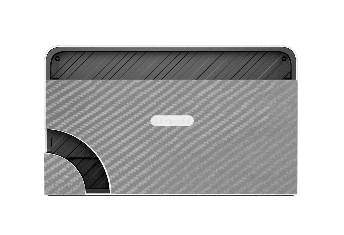 Carbon Fiber Gray Skin Nintendo Switch OLED (2021)
