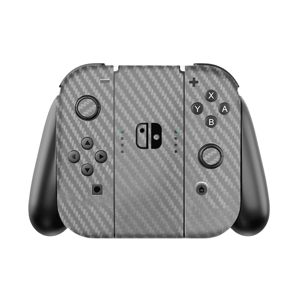 Carbon Fiber Gray Skin Nintendo Switch OLED (2021)