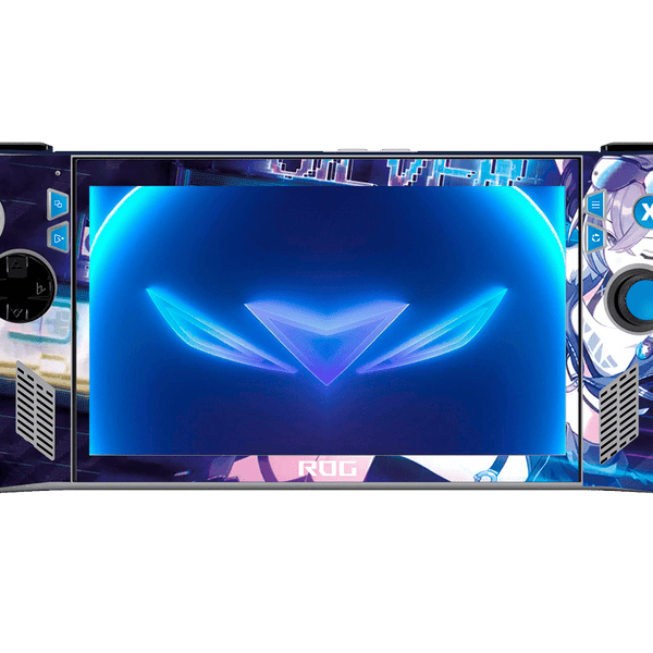 Silver Wolft Skin Asus Rog Ally Xonebrand