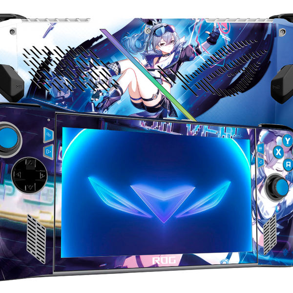 Silver Wolft Skin Asus Rog Ally Xonebrand