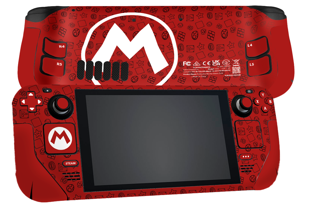 Super Mario Bros Steam Deck Skin Xonebrand