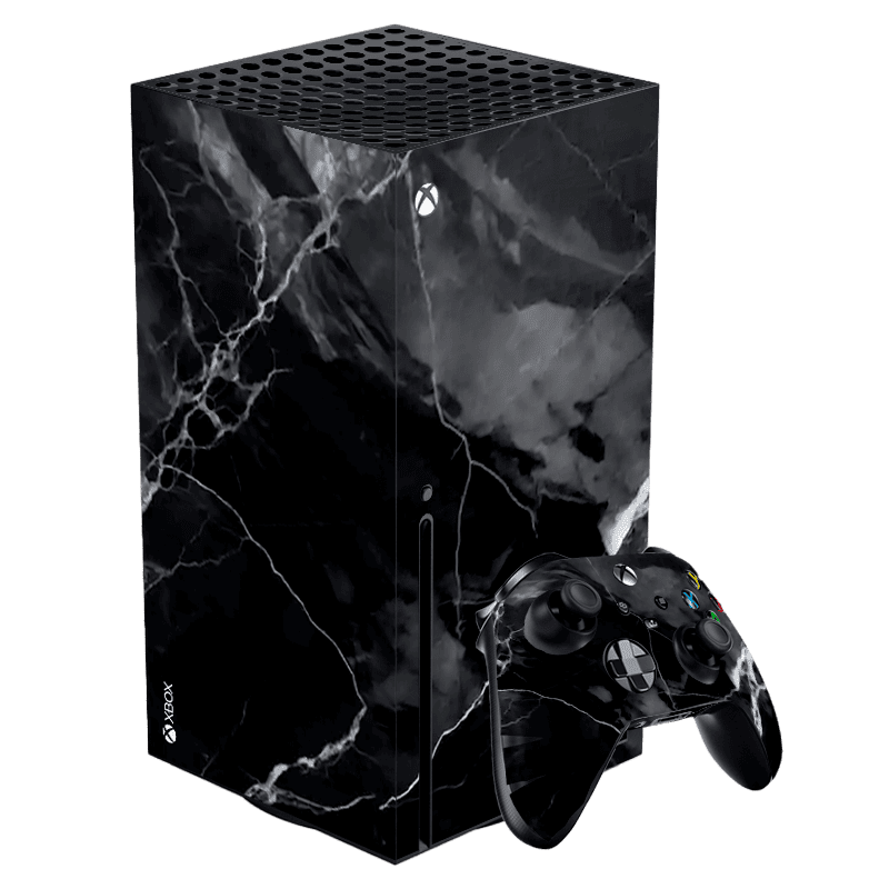 Black Marble Xbox Series X Skin Xonebrand