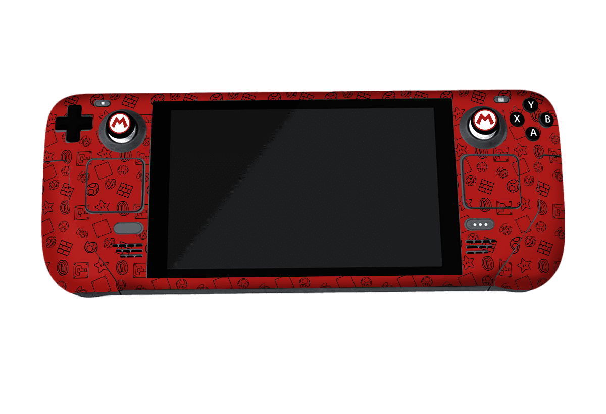 Super Mario Bros Steam Deck Handheld Gaming Computer Skin