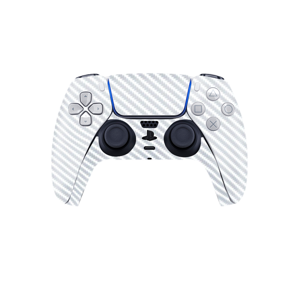 Fibra Carbono Blanco Skin Playstation 5 Pro