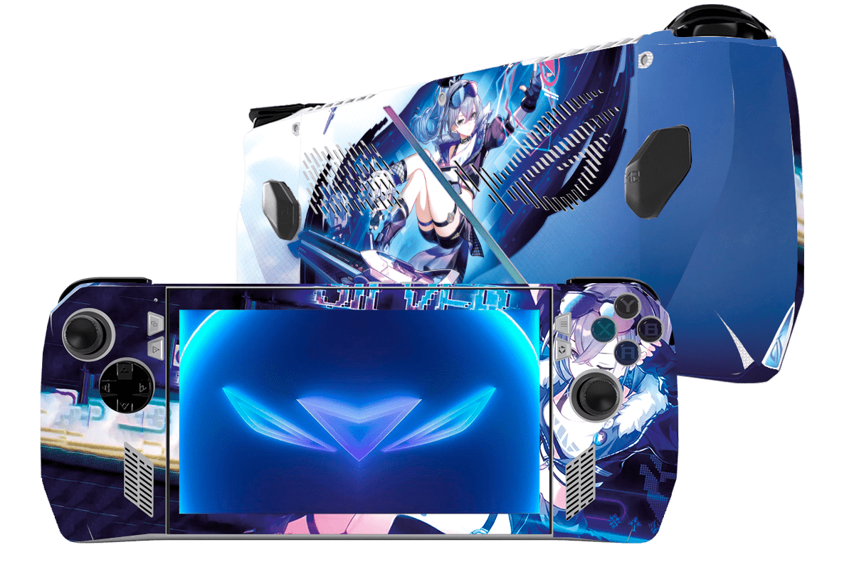 Silver Wolf Asus Rog Ally Handheld Gaming Computer Skin