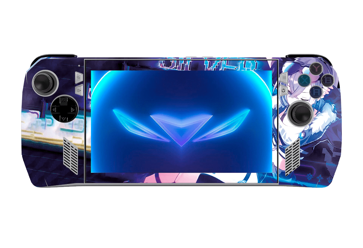 Silver Wolft Skin Asus Rog Ally