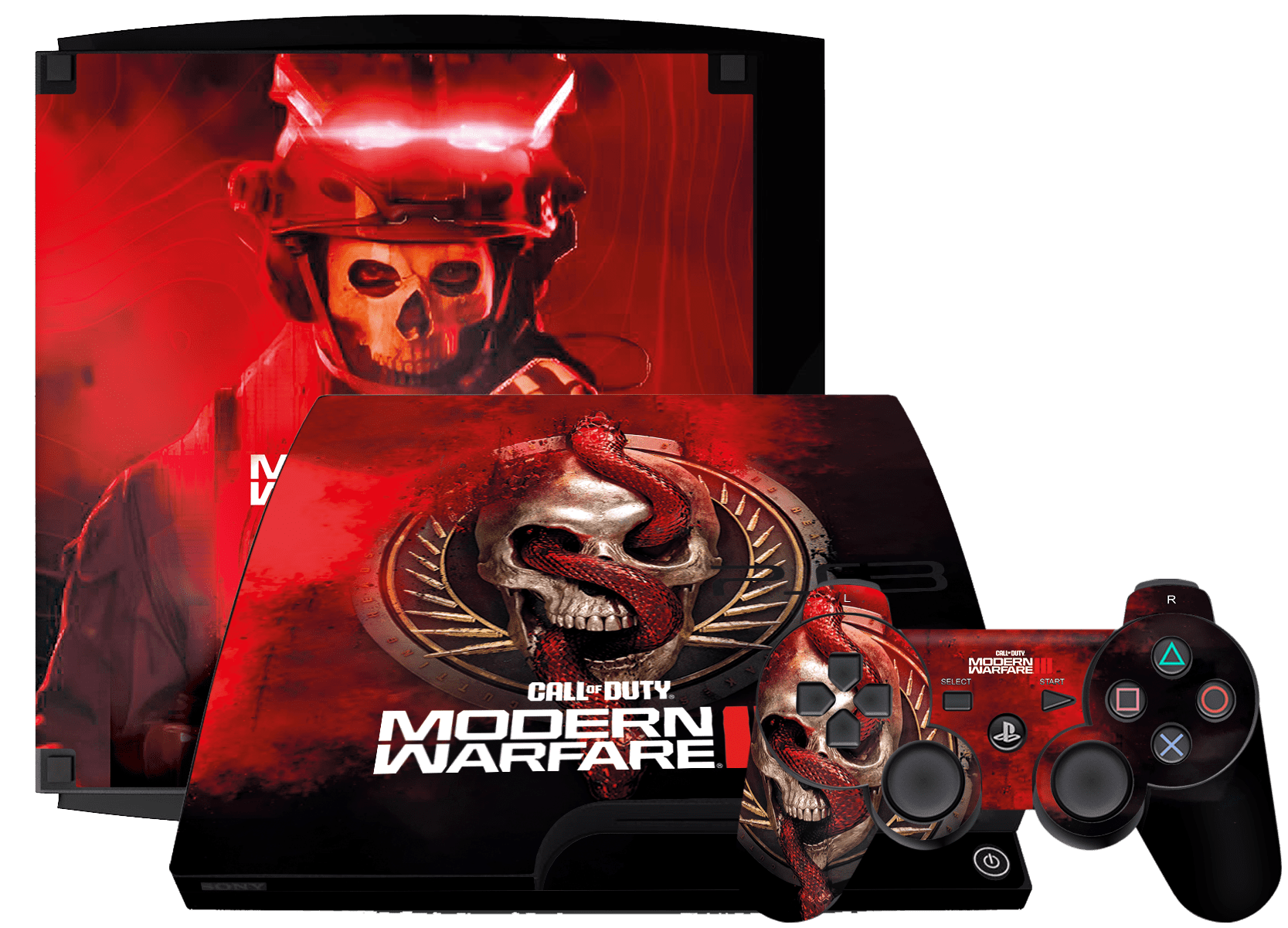 Call of Duty Modern Warfare III Skin Playstation 3 Slim Xonebrand
