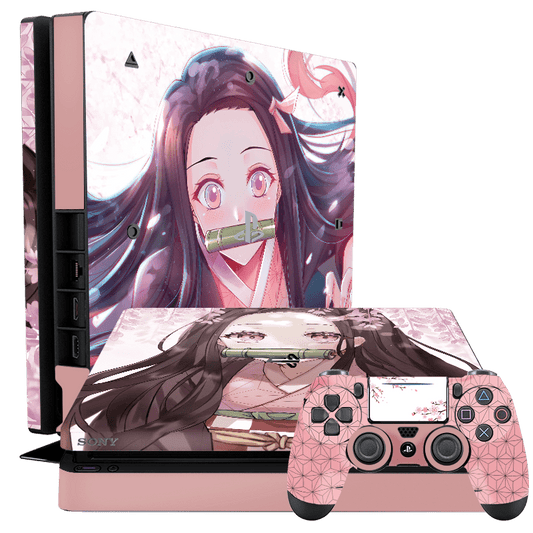 Demon Slayer Nezuko Skin Playstation 4 Slim