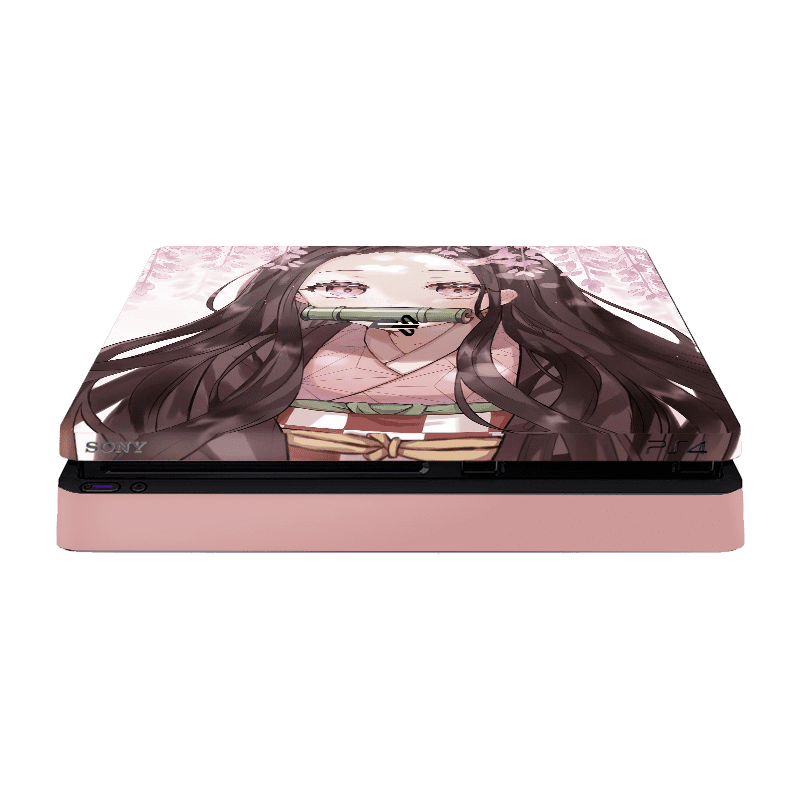 Demon Slayer Nezuko Skin Playstation 4 Slim Xonebrand